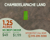 Chamber, Arizona 86512, ,Land,Sold,1292