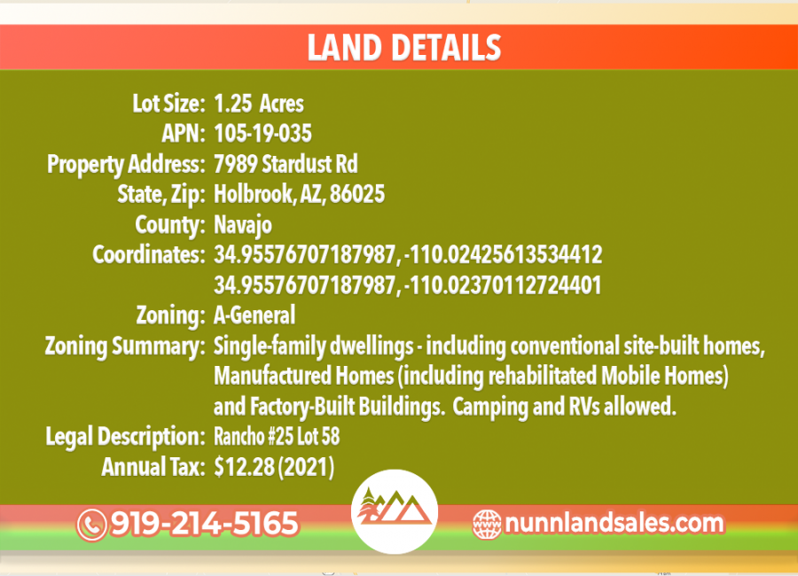 Holbrook, Arizona 86025, ,Land,Sold,1386