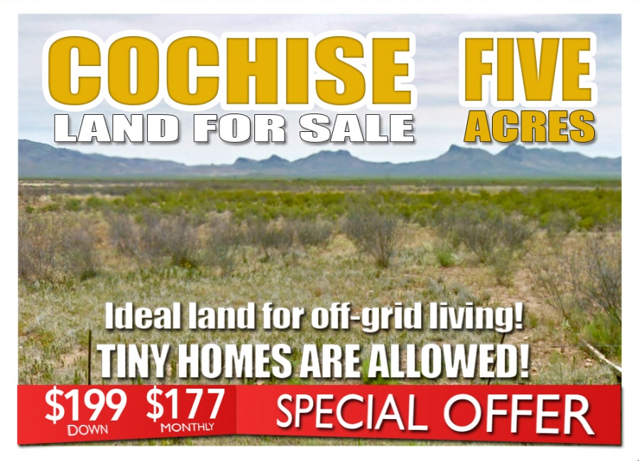 Immaculate 5 Acres in Cochise County! Tiny Houses Allowed!