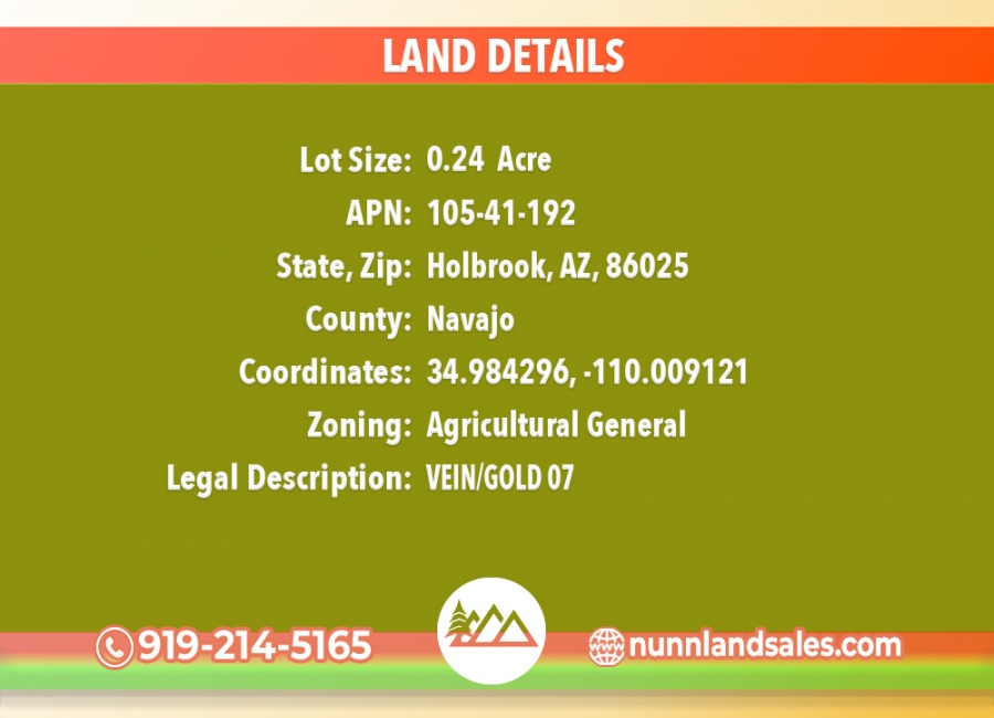 Holbrook, Arizona 86025, ,Land,Sold,1480