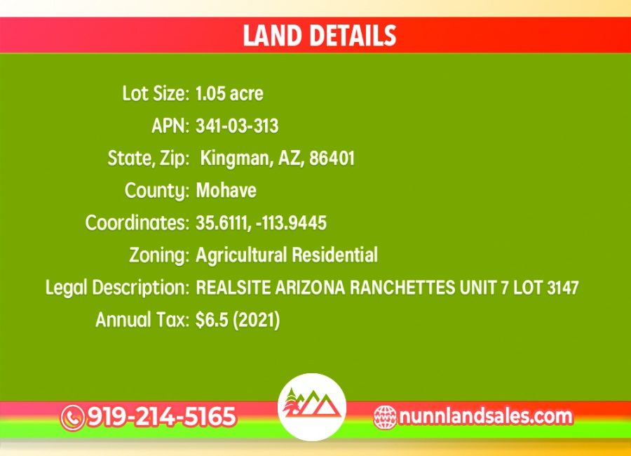 Kingman, Arizona 86401, ,Land,Sold,1501