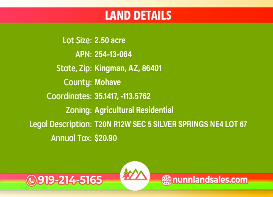 Kingman, Arizona 86401, ,Land,Sold,1544