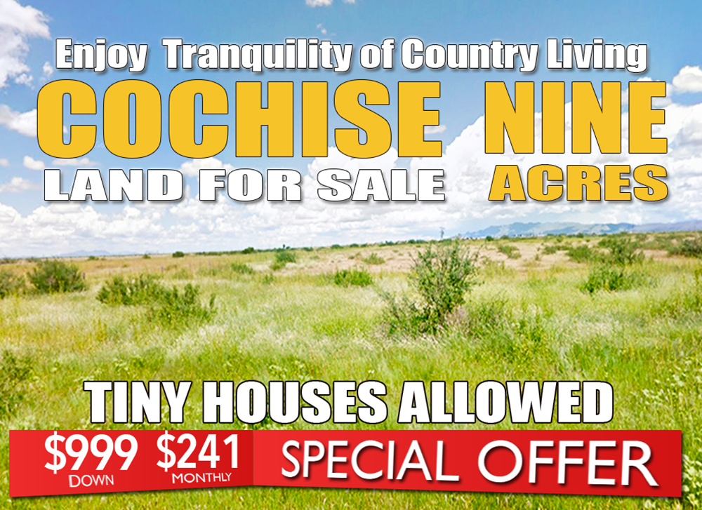 Cheap Nine Acres in Cochise, Arizona Land! No Credit Check! | Nunn Land ...