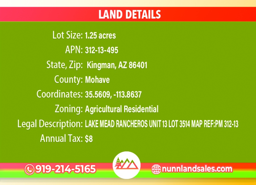 Kingman, Arizona 86401, ,Land,Sold,1685