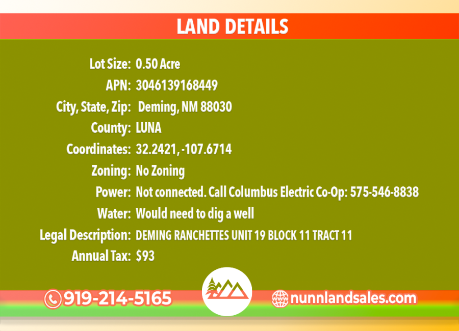 Deming, New Mexico 88030, ,Land,Sold,1737