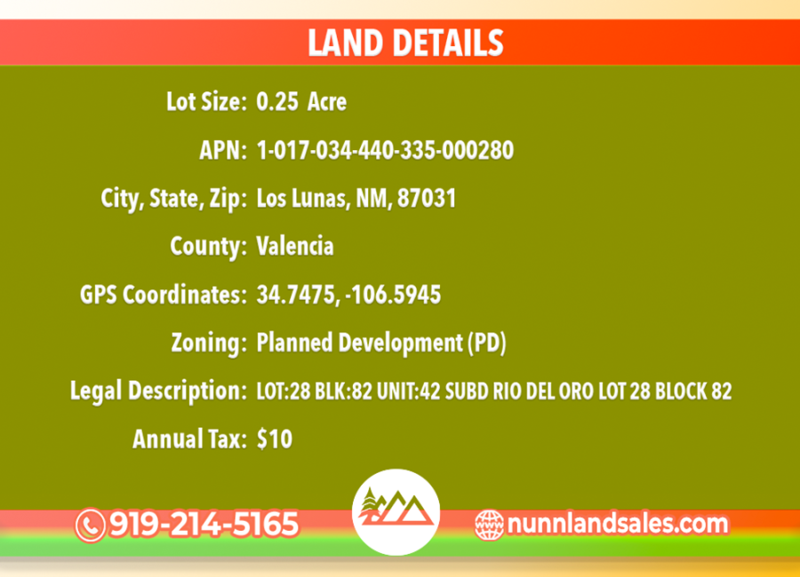 Los Lunas, New Mexico 87031, ,Land,Sold,1743
