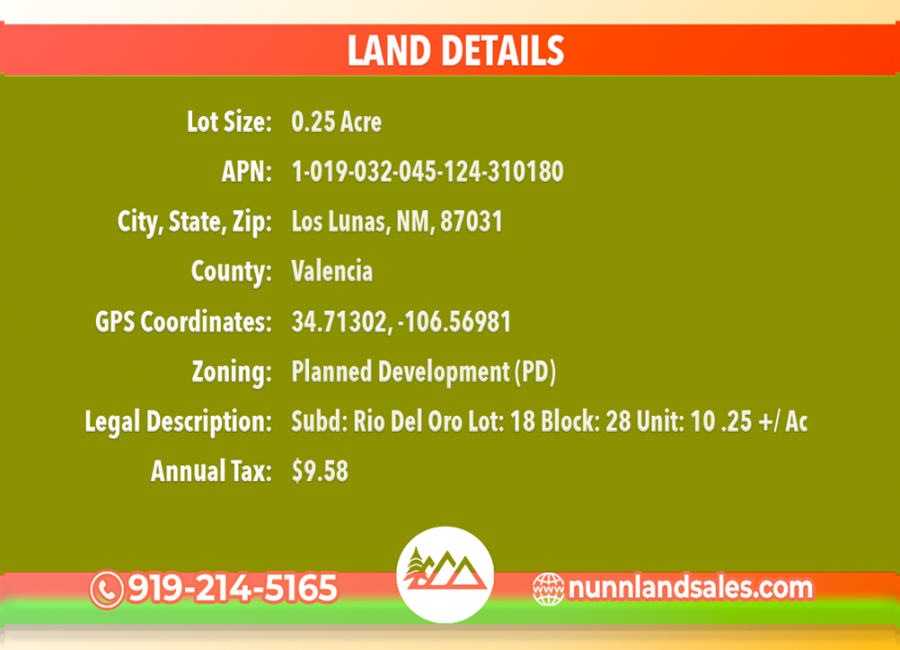 Los Lunas, New Mexico 87031, ,Land,Sold,1936